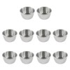 UPKOCH 10 x Stainless Steel Sauce Cups