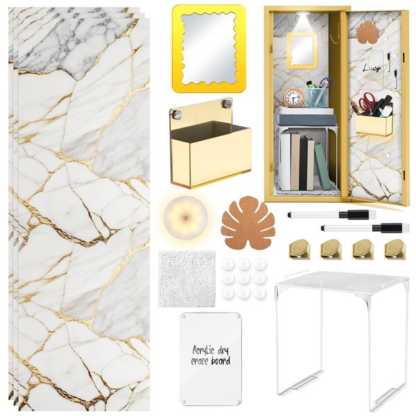 MotiMind 25 Pack Locker Accessories, First Day of School Essentials