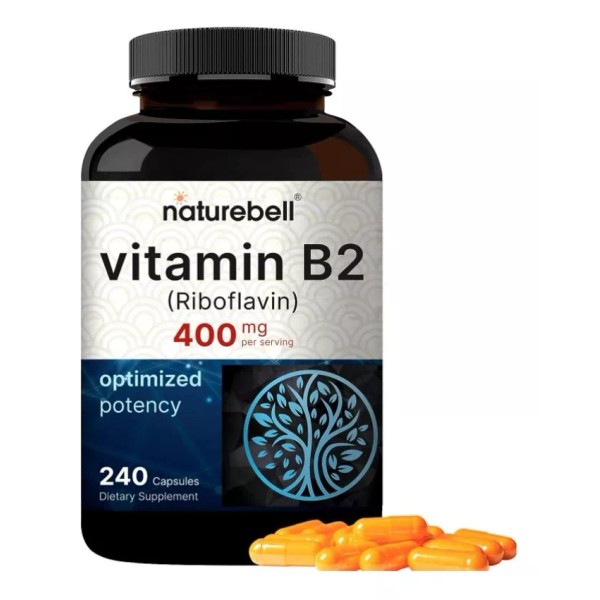 Naturebell Vitamina B2 Riboflavina 400 Mg Naturebell 240 Caps Globulos