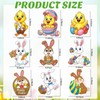 Large Easter Bunny Cutouts Chicks Cardboard Cutout Happy Easter Bulletin