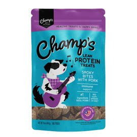 CHAMPS Soft Healthy Dog Treats for Immune Support & Training Snacks Made with Spinach, Cranberry & Kale - Smoky Pork - 16 oz