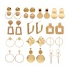TOEECY 13 Pairs Statement Earrings for Women Girls Geometric Round