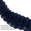 Dark Blue Braiding Hair Pre Stretched With Blue Boho Deep