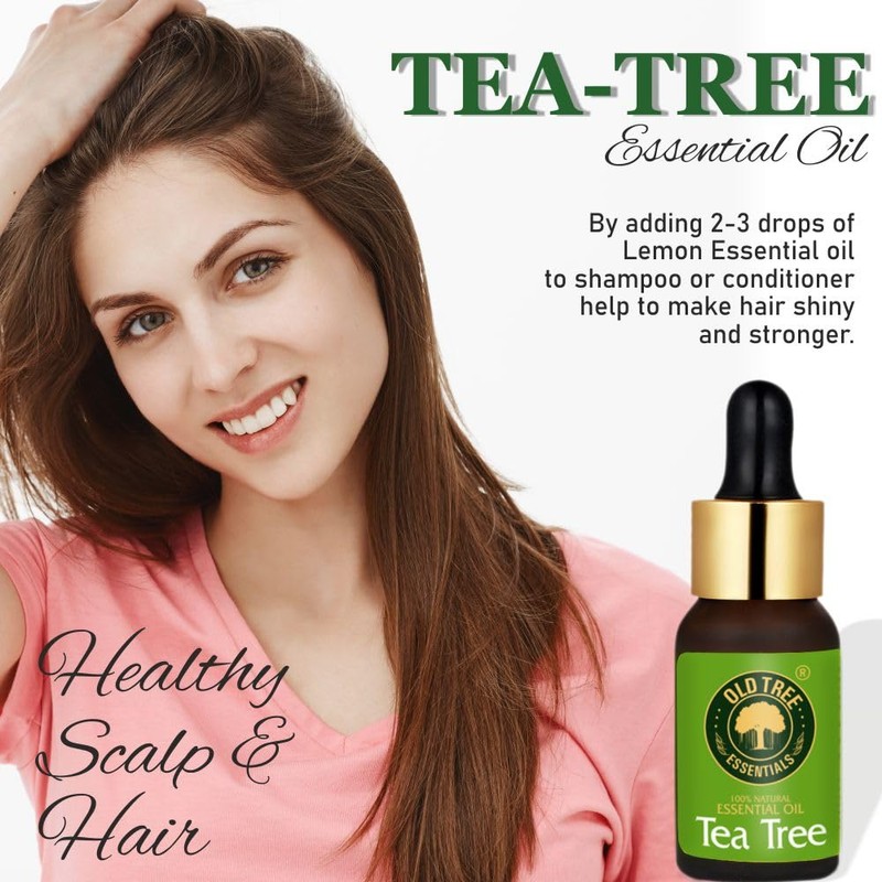 Old Tree Tea Tree Essential Oil for Skin, Hair and