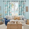 Coastal Beach Curtains 2 Panels Set Nautical Ocean Patterned Themed