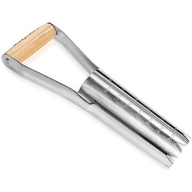 Berry&Bird Bulb Planter, Stainless Steel Bulb Planter with 14 cm Deep Markings for Tulips and Daffodils