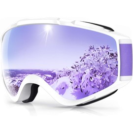 Findway Ski Goggles, Skiing Goggles For Snowboard Jet Snow, For Women Men Ladies Youth Teen OTG Over Helmet Compatible, Anti-fog 100% UV Protection, Anti-glare Ski Goggles, For Skiing Snowboarding