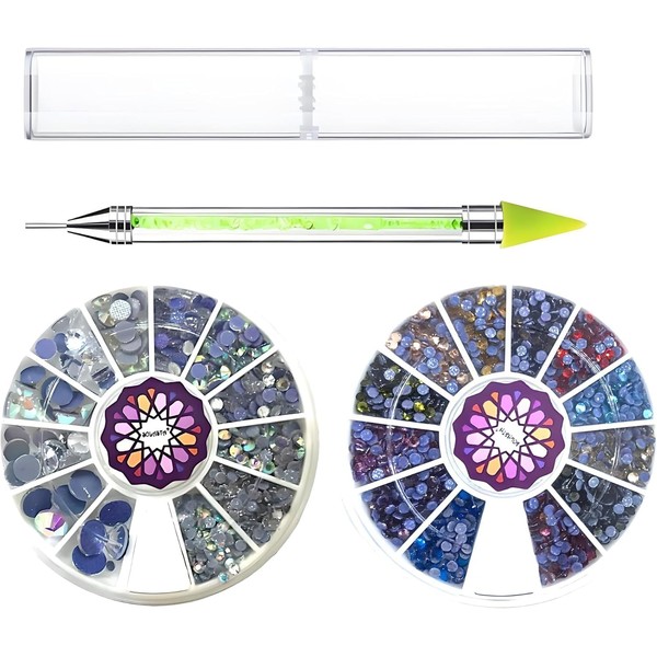 SOLASTA 2344 Pcs Hotfix Glass Rhinestone Kit with Picking Tool