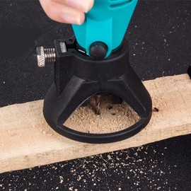 Kimlonton Mini Router Cover Positioner, Plastic Base, Woodworking Locator Seal Attachment and Rotary File, Rotary Bar, Router Bit, Carbide Drill Bit Set, Carbide Bars, Tungsten Bars, Drill Blades, Carving Milling Cutters, Multi-Purpose Cutting Kit, Mini 