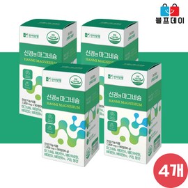 Hanmi Corporation 한미양행 신경엔 마그네슘 1000mg x 90정 4통 / 한미양행 신경엔 마그네슘 1000mg x 90정 4통
