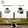 12 Nispira Replacement Activated Charcoal Water Filters Compatible with GE