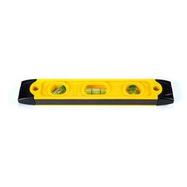 Swanson Tool TL021M 9 In. Speedlite Magnetic Torpedo Level with Rubber End Caps, yellow