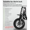 Felixstory 10x3 Off-road Solid Tire, 255x80(80/65-6) Tubeless Scooter Snow Tire