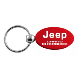 Jeep Grand Cherokee Oval Key Ring (Red)