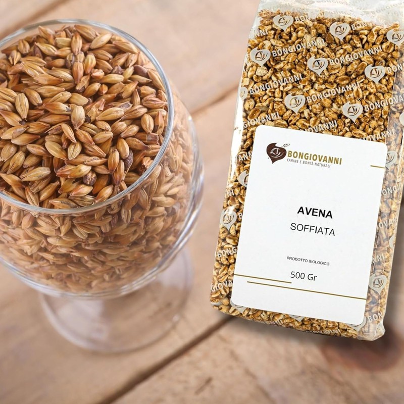 BONGIOVANNI FARINE E BONTA' NATURALI Avena Soffiata Bio, Ideale per
