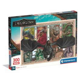 Clementoni Puzzle 300 pieces, How To Train Your Dragon, Puzzle for Kids 9+ years, Made in Italy, 21748
