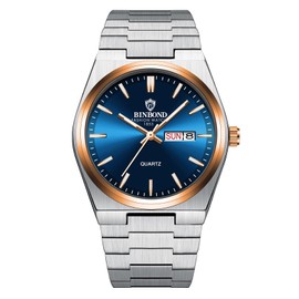 メンズ 腕時計 夜光機能 カレンダー 防水: おしゃれ 日付 曜日 多用途 ビジネス クオーツウォッチ ステンレス アーティスティック カジュアル 通学 通勤 - 誕生日 記念日 父の日 バレンタインデー 彼氏プレゼント