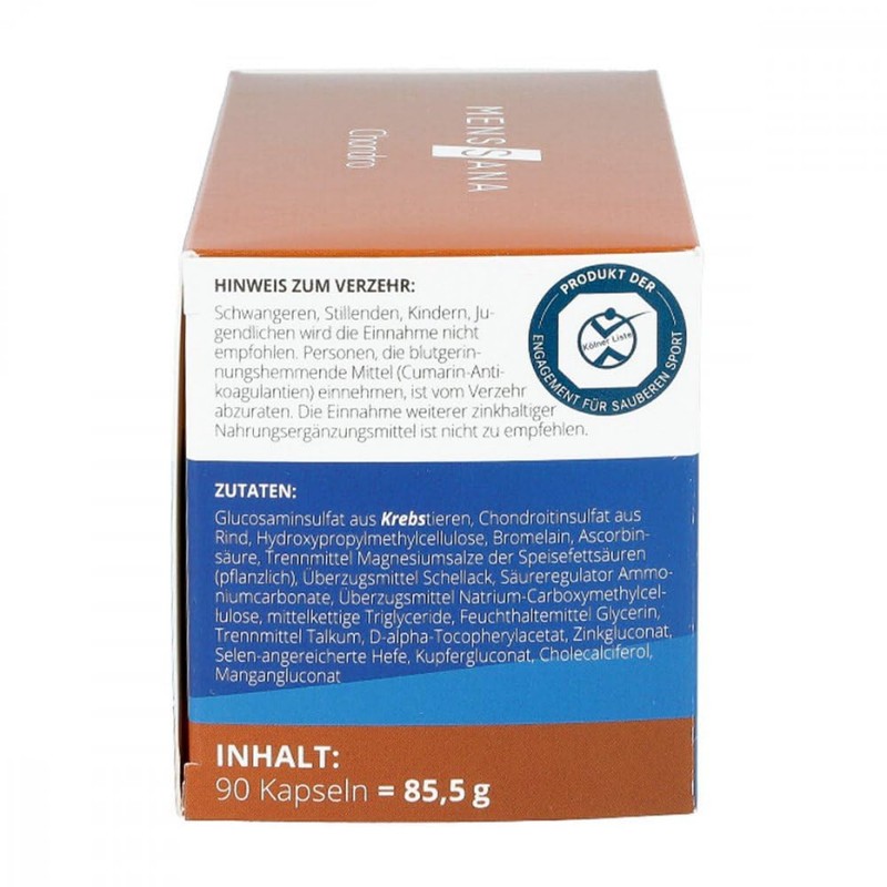 Chondro Menssana Enteric Juice-Resistant Capsules Pack of 90