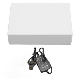 5 Port Gigabit Unmanaged Ethernet Switch Plug and Play Quiet Operation Home Network Hub with ABS Shell 100‑240V UK Plug