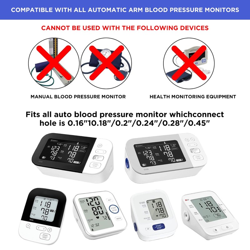 Large Blood Pressure Cuff, Compatible with Omron and Most Blood