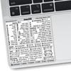 Synerlogic Mac OS Shortcuts Sticker for Air/Pro | Keyboard Stickers