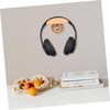 LALAFINA Wood and Alloy Headphone Stand Durable Headset Holder for