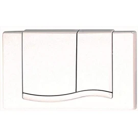MEPA Wave For A21/E21 Betatigungs Dual Flush Plate White 420501