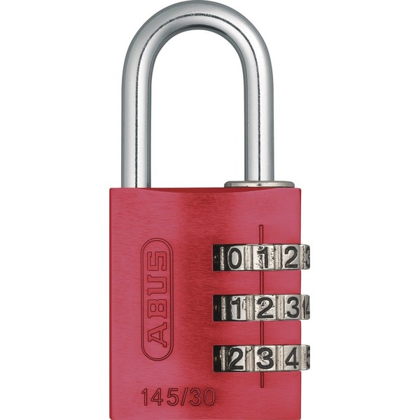 Abus 145/30mm Combination Padlock Red
