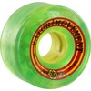 Satori Movement Goo Ball Rasta Clear Green Skateboard Wheels -