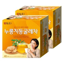 DAMTUH Scorched Rice & Solomon's Seal Blended Tea 40 Count (Pack of 2)