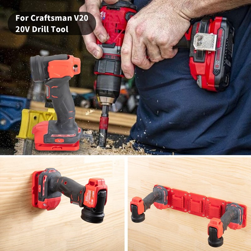 Tool Holder Mount for Craftsman V20 20V Drill Tool Hanger