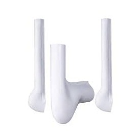 PLUMBEREX SPECIALITY PRODUCTS 2003W Handy-Shield Maxx Ada Soft Under Lavatory Protector, 3-Piece Kit, Universal Fit (1-1/4 to 1-1/2 Pipe)