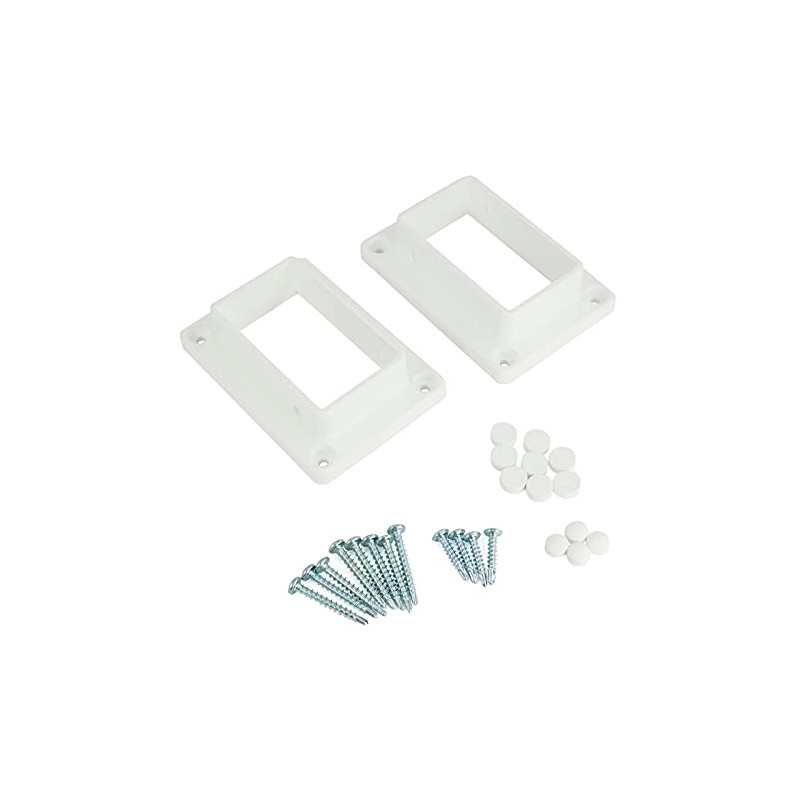Plum Fittings 2" x 3 1/2" Slotted Handrail Bracket Kit