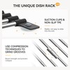 Yofidra Expandable Roll-Up Dish Drying Rack (Up to 19.6") with