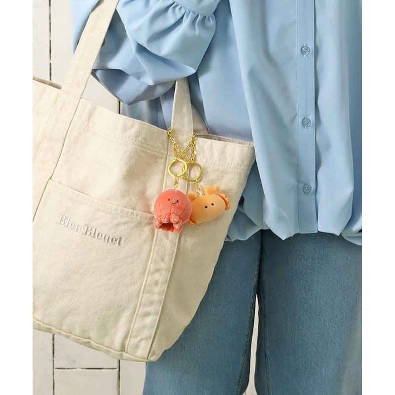 Bleu Bleuet Accent Sea Creatures Key Charm Keychain Bag Charm,