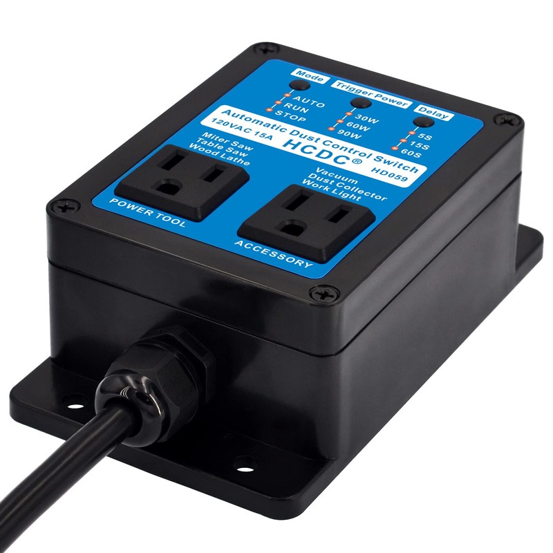 Automated Vacuum Switch Automatic Shutoff, Automatic Dust Control Switch -