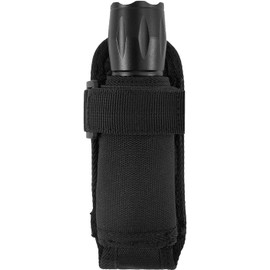 Flashlight Holster,7" Open Top Flashlight Holder,Molle Flashlight Holder,Nylon Pouch Tactical Flashlight Holder Duty Belt,Molle Flashlight Pouch,Torch Carry Case (7" in Height)