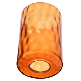 LABRIMP Amber Parts Fixture Vintage Glossy Floor Decorative Cylinder Shade Light Replacement Table Clear Cover Lamp Colored Covers Wall Glass Chandelier Texture Small Hanging Sconce