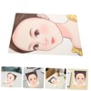 minkissy 2Pcs Reusable Face Painting Practice Boards Colorful Templates for