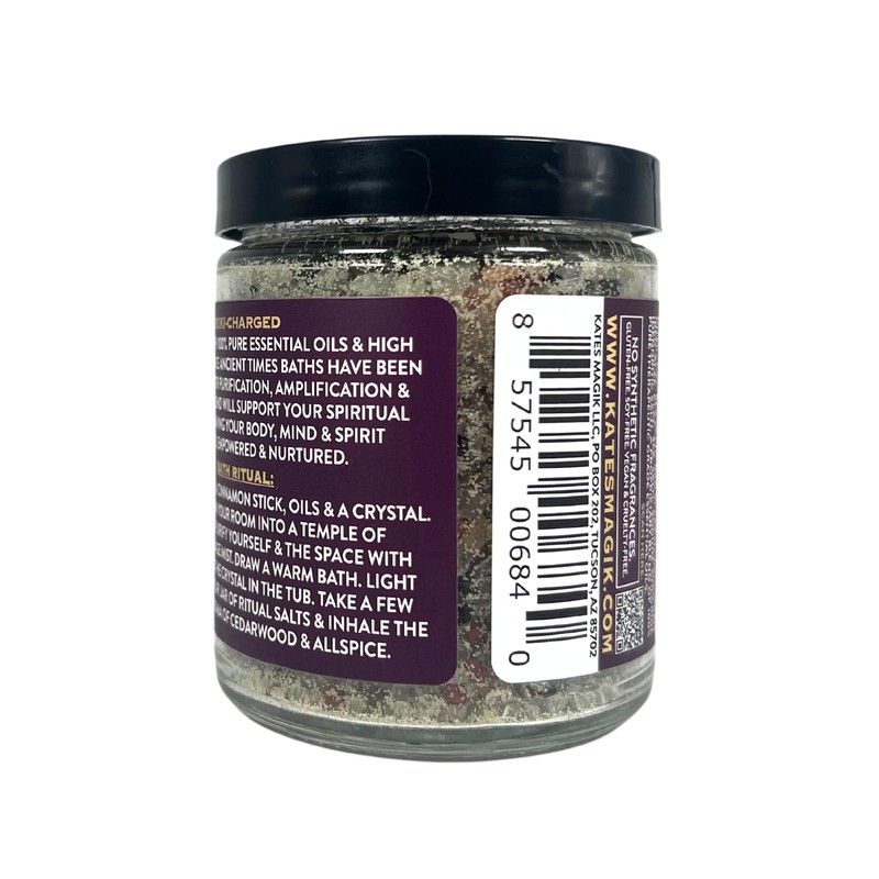 Strength & Empowerment Ritual Bath Salts - Cedarwood + Allspice