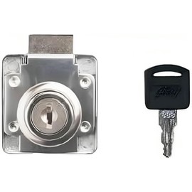 Bansal-Traders 19mm Dia Cylinder Deadbolt Table Drawer Cabinet Security Key Lock Locker Pack of 4