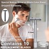 Kit de afeitado para hombres, incluye maquinilla de afeitar de