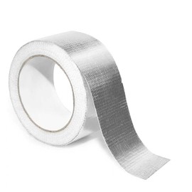 Tingheng 3 Inch x 65 Ft Fiberglass Reinforced Aluminum Foil Tape, 6 Mil Heavy Duty Heat Resistant to 500°F Waterproof for HVAC Ducts, Dryer Vents, Furnace Connections, Exhaust & Pipe Insulation