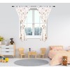TupTam Children's Room Curtains with Bows Set of 2, Colour: