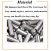 Socell 80 Pieces Dowel Pin Stainless Steel Shelf Support Pin