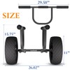GanFindX Heavy Duty Kayak Cart | Adjustable Foldable Trolley with