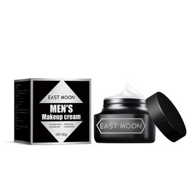 East Moon Men's Makeup Cream - Hydrating Moisturizing Concealer for Smooth Acne - Comfort, Moisture:_Sliver(1 pcs)