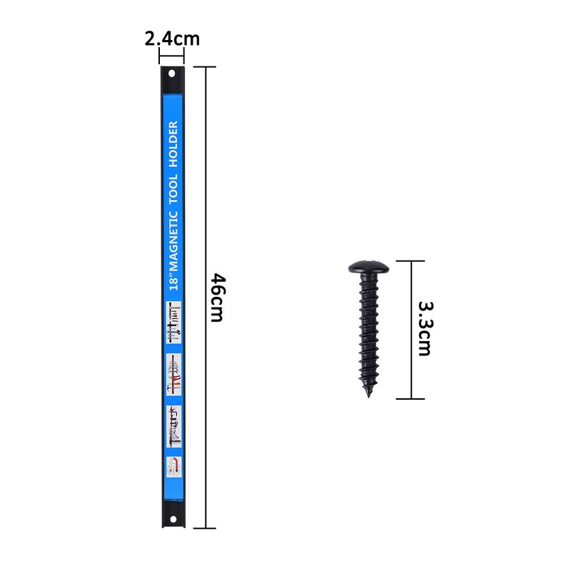 CooFel Magnetic Tool Holder 18 Inch 8 Pack Heavy Duty