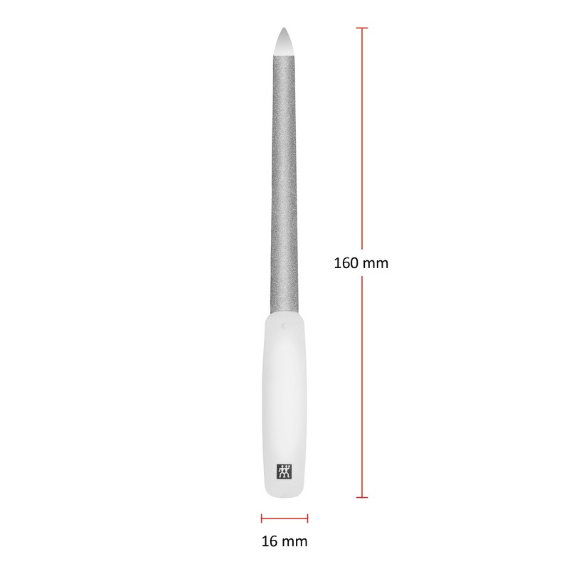ZWILLING 160mm White Sapphire Coated Polished Tip Ergonomic Shape Coarse