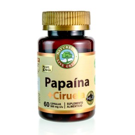PAPAÍNA CON CIRUELA 60 CAPS, SUPLEMENTO NATURELAB